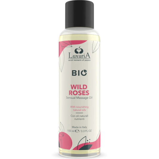 INTIMATELINE LUXURIA oLEO DE MASSAGEM BIO ROSAS SELVAGENS 100 ML