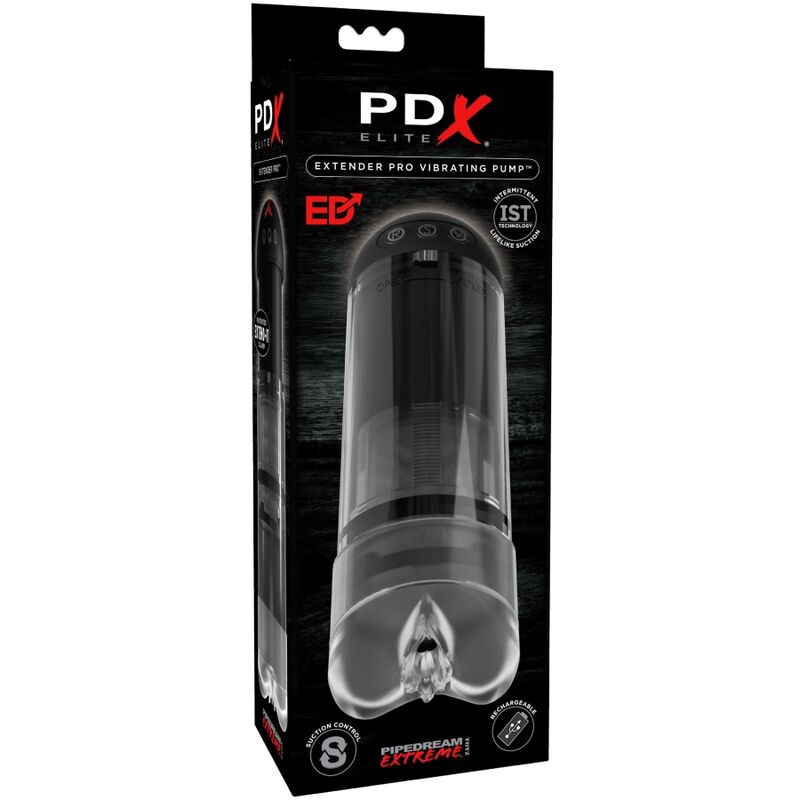 PDX ELITE STROKER EXTENDER PRO VIBRADOR MASTURBADOR