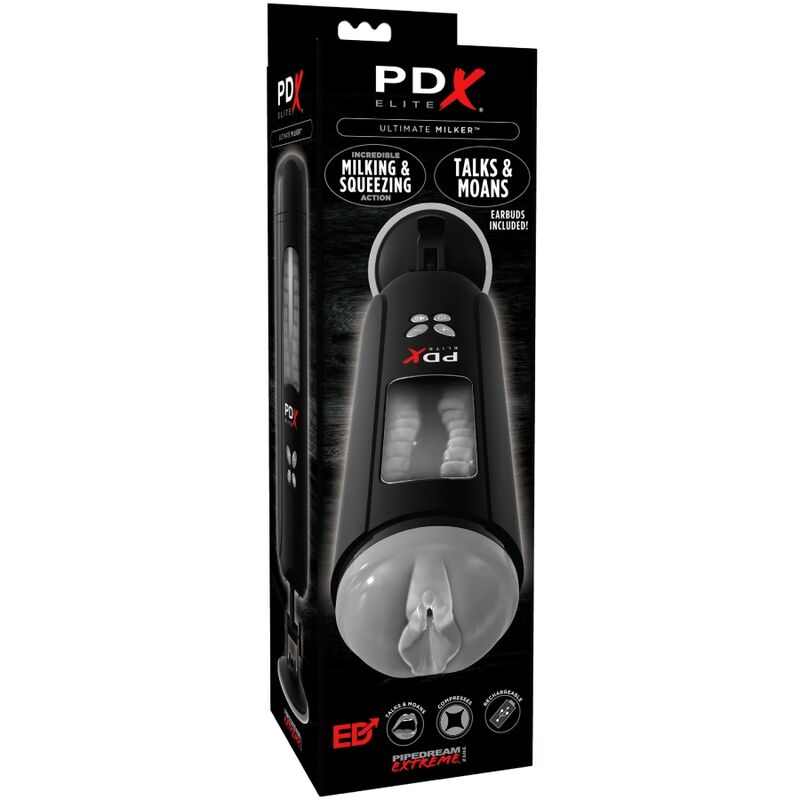 PDX ELITE STROKER ULTIMATE MILKER VAGINA MASTURBADOR COM VOZ