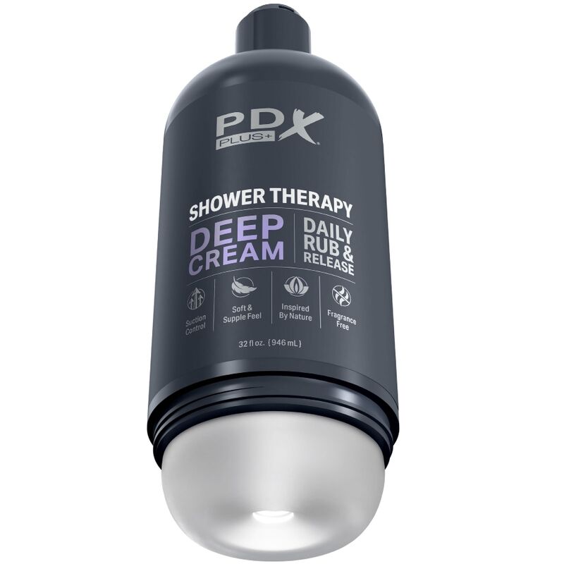 PDX PLUS MASTURBADOR STROKER DE DESIGN DISCRETO COM FRASCOS DE SHAMPOO DE CREME PROFUNDO