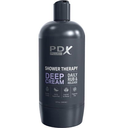 PDX PLUS MASTURBADOR STROKER DE DESIGN DISCRETO COM FRASCOS DE SHAMPOO DE CREME PROFUNDO