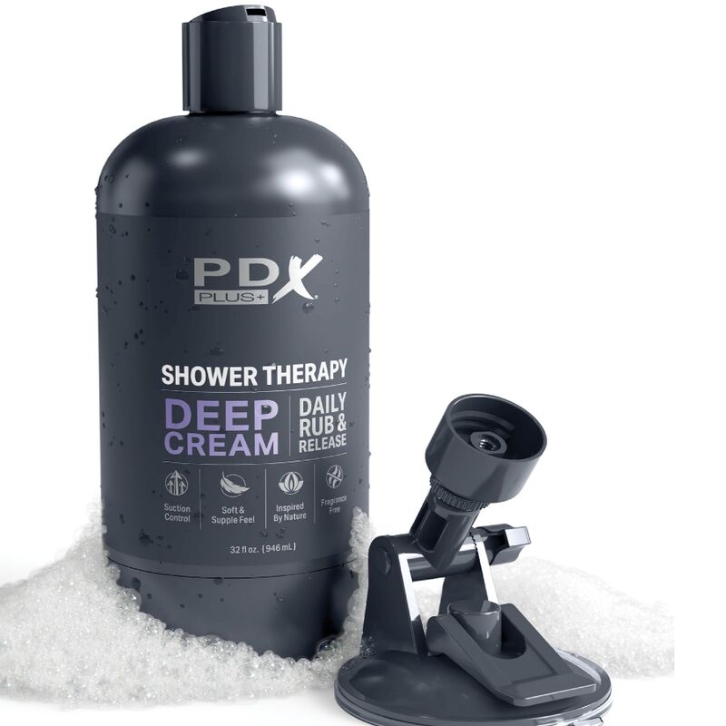 PDX PLUS MASTURBADOR STROKER DE DESIGN DISCRETO COM FRASCOS DE SHAMPOO DE CREME PROFUNDO