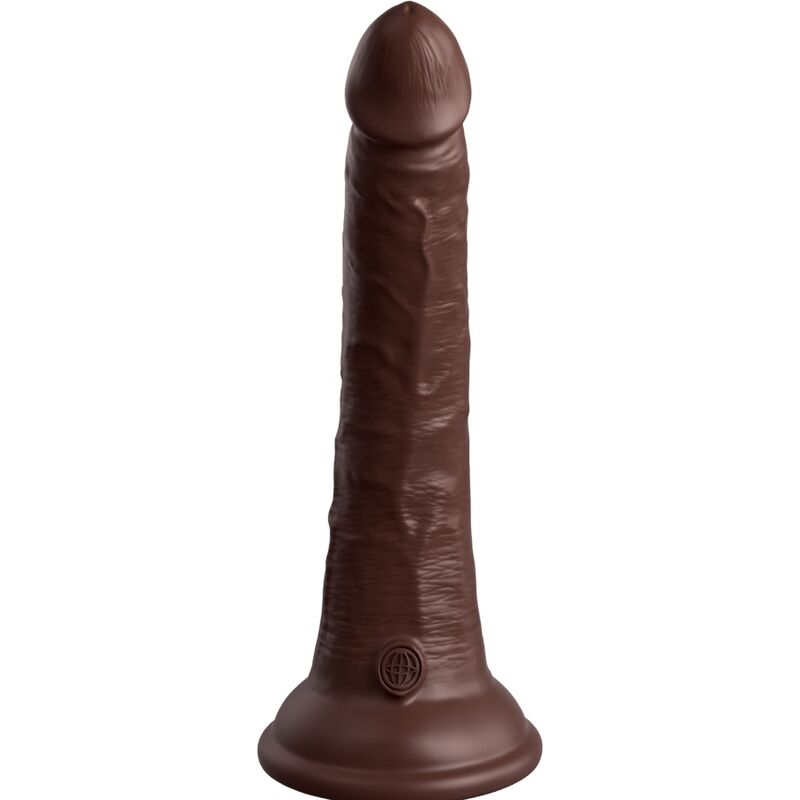 KING COCK ELITE DILDO DE SILICONE REALiSTICO 178 CM CASTANHO