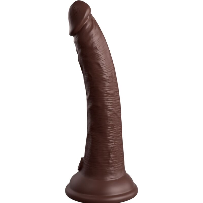 KING COCK ELITE DILDO DE SILICONE REALiSTICO 178 CM CASTANHO