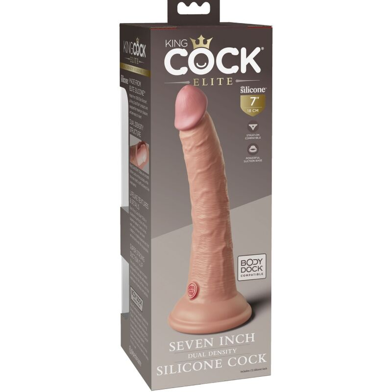 KING COCK ELITE DILDO SILICONE REALISTA 178 CM