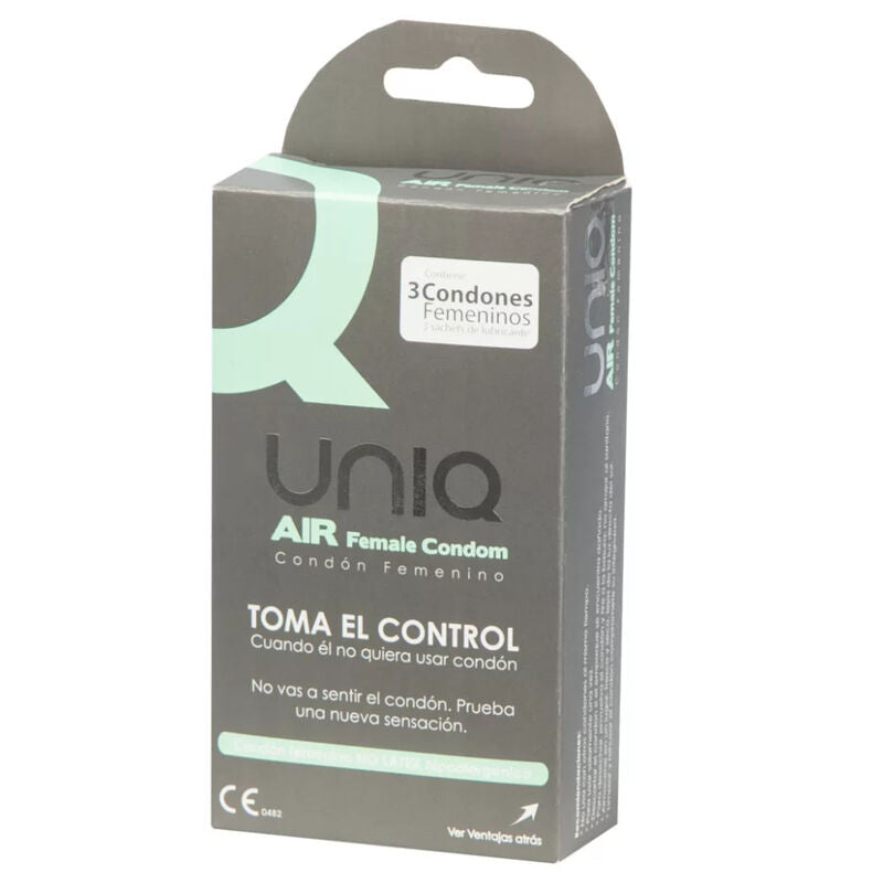 UNIQ AIR SEM LaTEX CONDOMiNIO FEMININO 3 UNIDADES