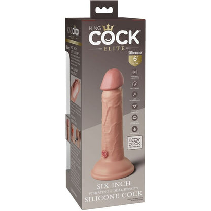 KING COCK ELITE VIBRAyaO REALiSTICA E DILDO DE SILICONE 152 CM