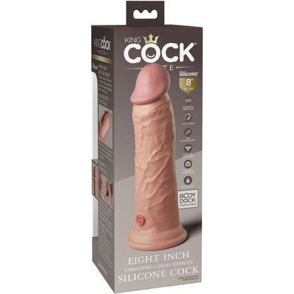 KING COCK ELITE VIBRAyaO REALiSTICA E DILDO DE SILICONE 203 CM