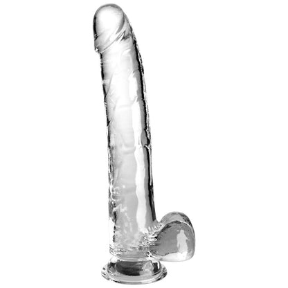 KING COCK CLEAR DILDO COM TESTiCULOS 248 CM TRANSPARENTE