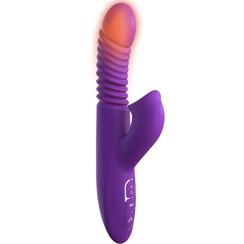 FANTASY FOR HER ESTIMULADOR DE CLIToRIS COM OSCILAyaO DE CALOR E FUNyaO DE VIBRAyaO VIOLETA