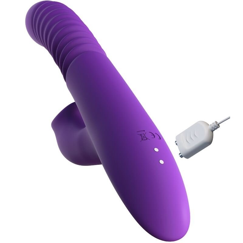 FANTASY FOR HER ESTIMULADOR DE CLIToRIS COM OSCILAyaO DE CALOR E FUNyaO DE VIBRAyaO VIOLETA