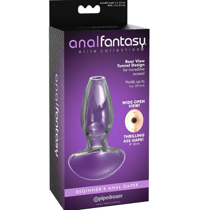 COLEyaO ANAL FANTASY ELITE DILATOR ANAL GAPER PARA INICIANTES CRISTAL TAMANHO S