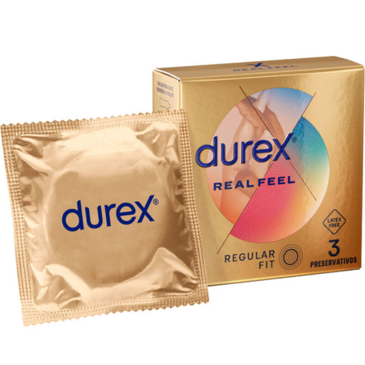 Preservativos DUREX REAL FEEL 3 UDS