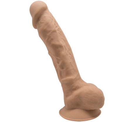 SILEXD MODELO 1 PeNIS REALiSTICO PREMIUM SILEXPAN SILICONE CARAMELO 175 CM