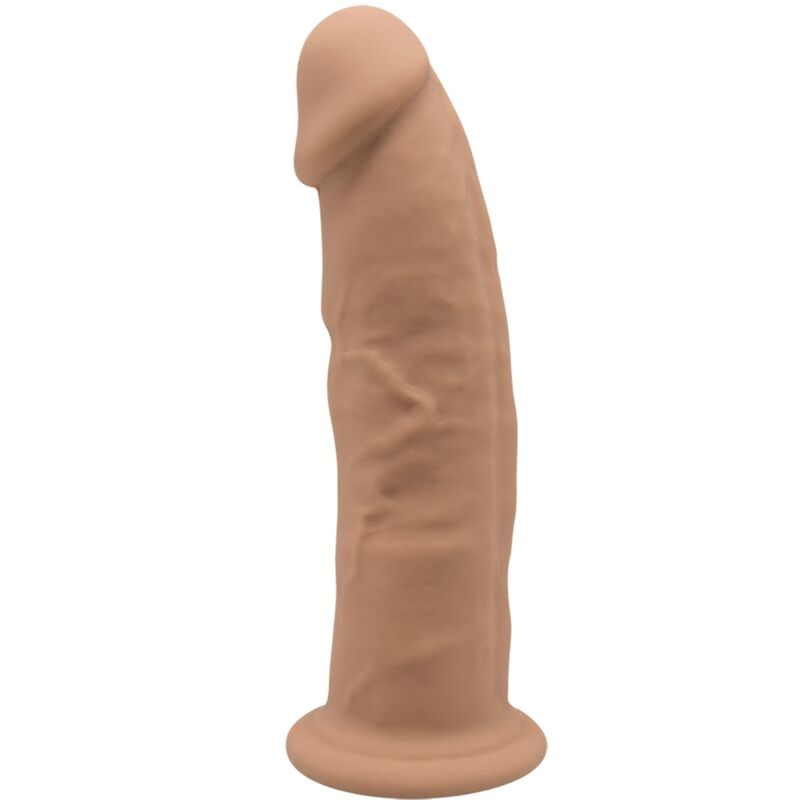 SILEXD MODELO 2 PeNIS REALiSTICO PREMIUM SILEXPAN SILICONE CARAMELO 19 CM