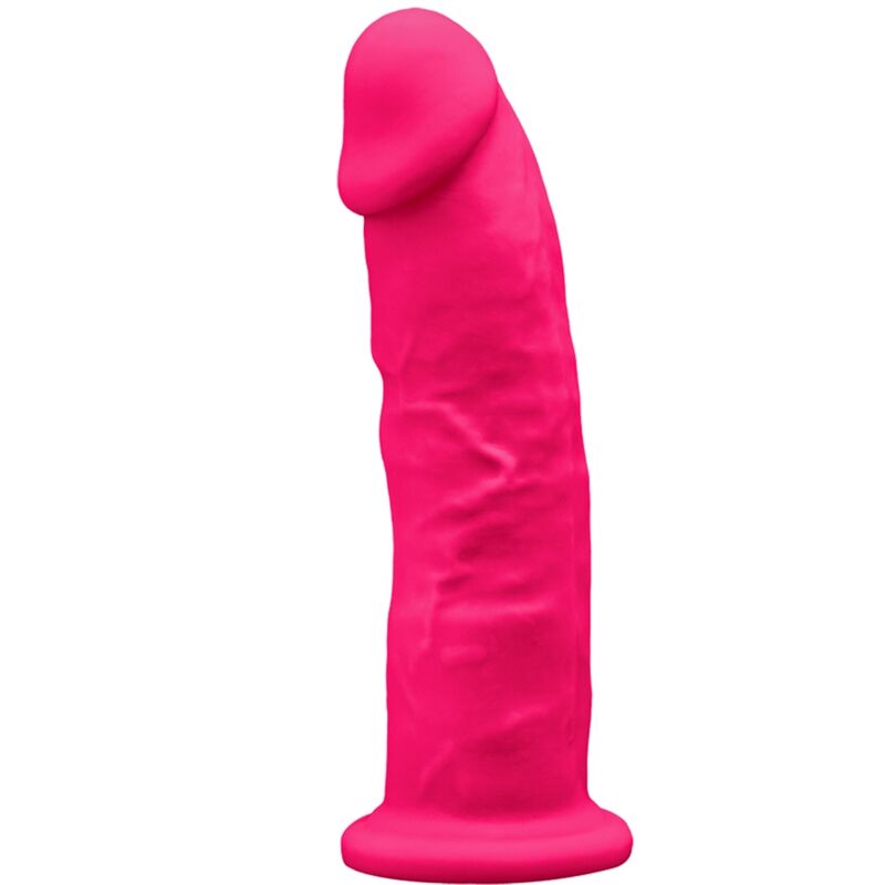 SILEXD MODELO 2 PeNIS REALiSTICO PREMIUM SILEXPAN SILICONE FuCSIA 19 CM