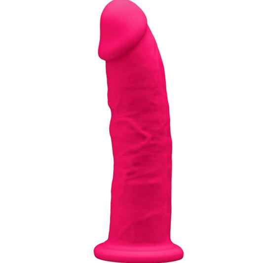 SILEXD MODELO 2 PeNIS REALiSTICO PREMIUM SILEXPAN SILICONE FuCSIA 15 CM