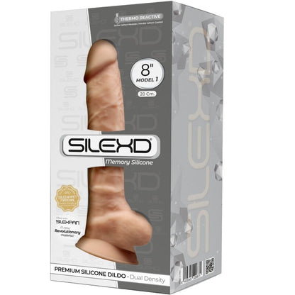 SILEXD MODELO 1 PeNIS REALiSTICO PREMIUM SILEXPAN SILICONE 20 CM