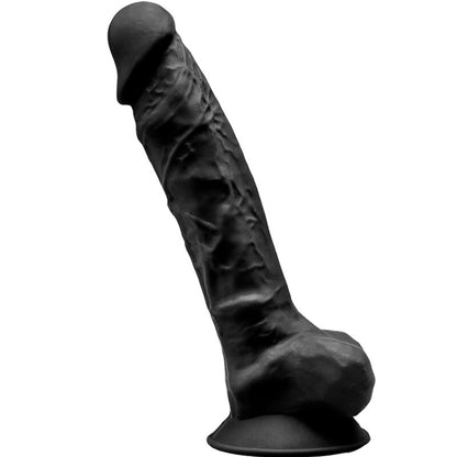 SILEXD MODELO 1 PeNIS REALiSTICO PREMIUM SILEXPAN SILICONE PRETO 20 CM