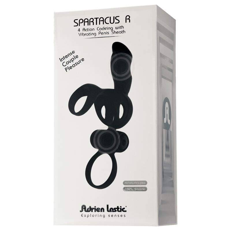 ADRIEN LASTIC ANEL SPARTACUS E BAINHA PARA PeNIS COM VIBRADOR