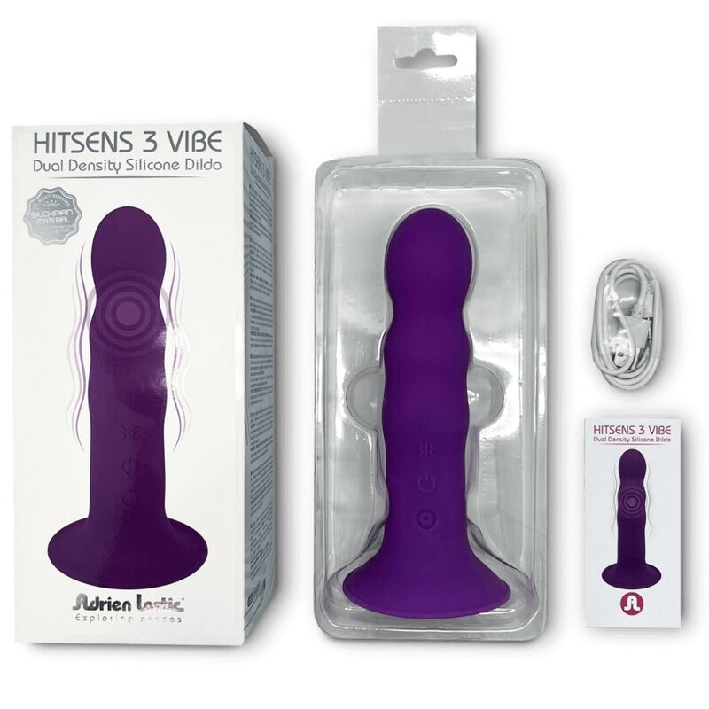 ADRIEN LASTIC HITSENS VIBE 3 VIOLETA DE SILICONE VIOLETA