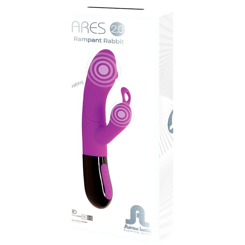 ADRIEN LASTIC ARES 20 COELHO VIBRADOR VIOLETA