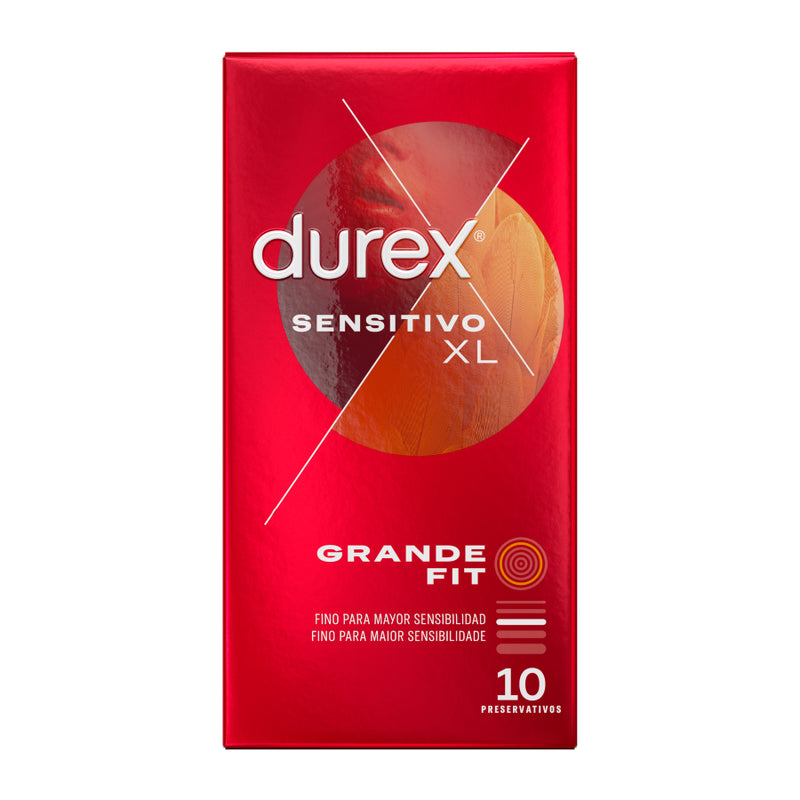 Preservativos DUREX SENSITIVE XL 10 UNIDADES