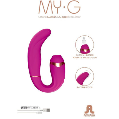 ADRIEN LASTIC MYG SUCKER DE CLIToRIS E ESTIMULADOR DE PONTO G ROSA