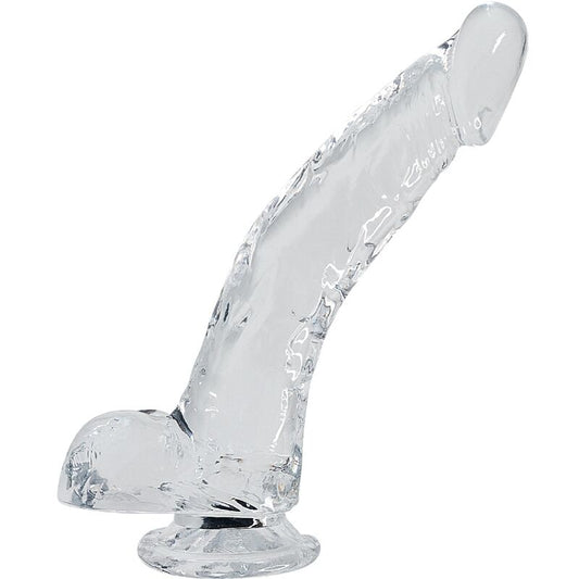 ALIVE GARANHaO PeNIS REALiSTICO TRANSPARENTE 22 CM