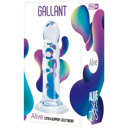 ALIVE PeNIS REALISTA GALANTE TRANSPARENTE 14 CM