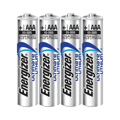 ENERGIZADOR ULTIMATE LITHIUM LITHIUM BATTERY AAA L92 LR03 15V BLISTER 4