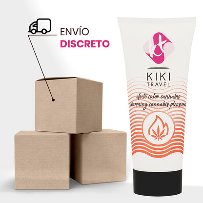 KIKi TRAVEL CANNABIS LUBRIFICANTE DE EFEITO QUENTE 50 ML