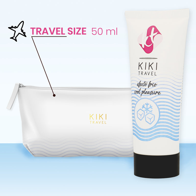 KIKi TRAVEL LUBRIFICANTE COM EFEITO DE REFRIGERAyaO 50 ML