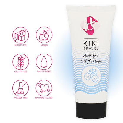 KIKi TRAVEL LUBRIFICANTE COM EFEITO DE REFRIGERAyaO 50 ML