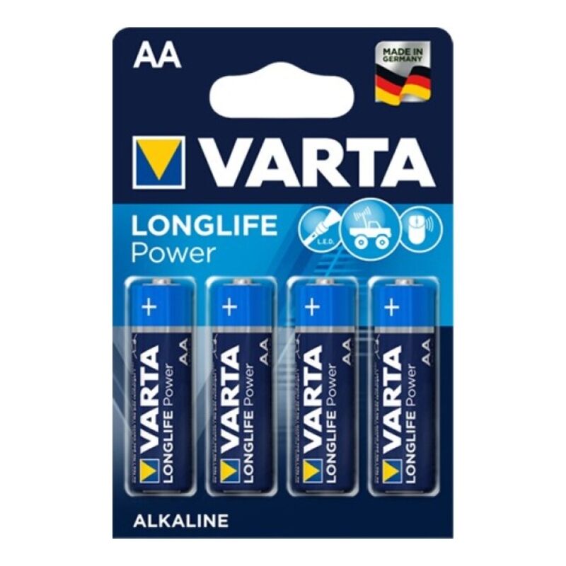 UNIDADE VARTA LONGLIFE POTeNCIA ALCALINA AA LR6 4