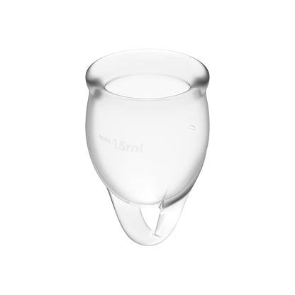 SATISFYER SENTE SE CONFIANTE MENSTRUAL CUP CLEAR 15 20ML