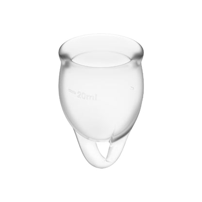 SATISFYER SENTE SE CONFIANTE MENSTRUAL CUP CLEAR 15 20ML