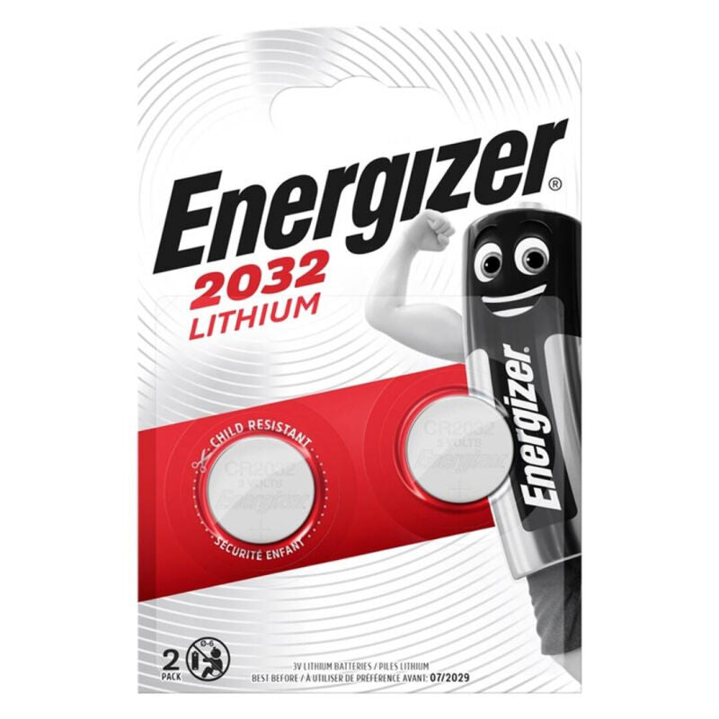 BOTaO DE LiTIO ENERGIZADOR CR2032 3V 2 UNIDADE