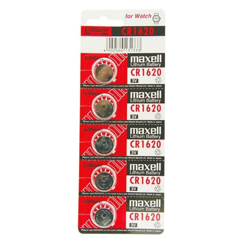 BATERIA MAXELL LITIO CR1620 3V 5UDS