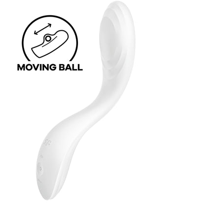 VIBRADOR DE PONTO G DE PRAZER SATISFYER RROLLING BRANCO