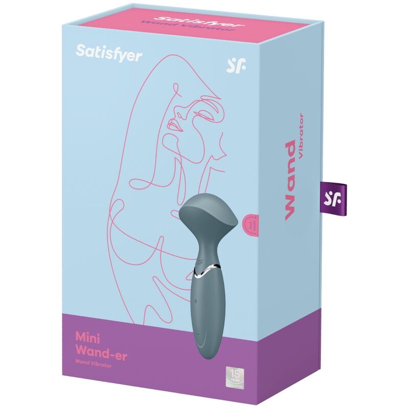 SATISFYER MINI WOND ER CINZA