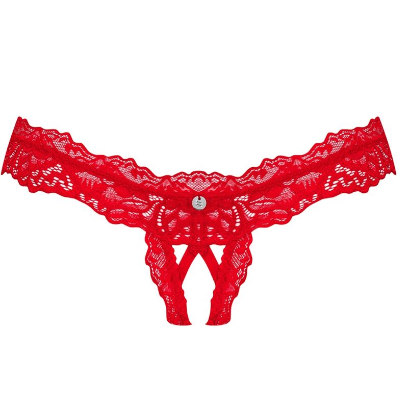 OBSESSIVE TANGA AMOR CHERRIS SEM CROTCHLESS L XL