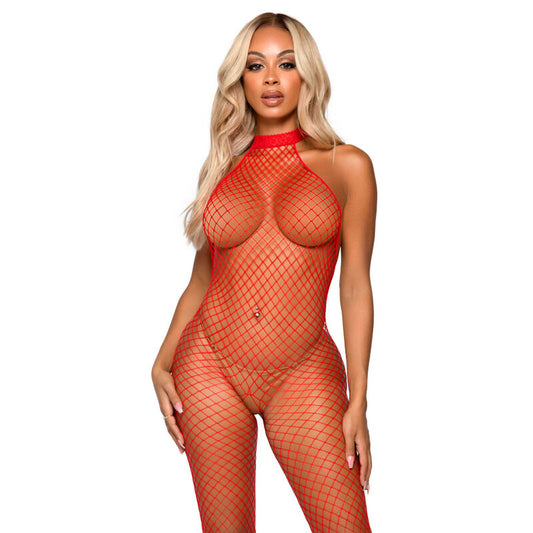 LE FRIVOLE BODYSTOCKING PESCOyO RACER TAMANHO uNICO VERMELHO