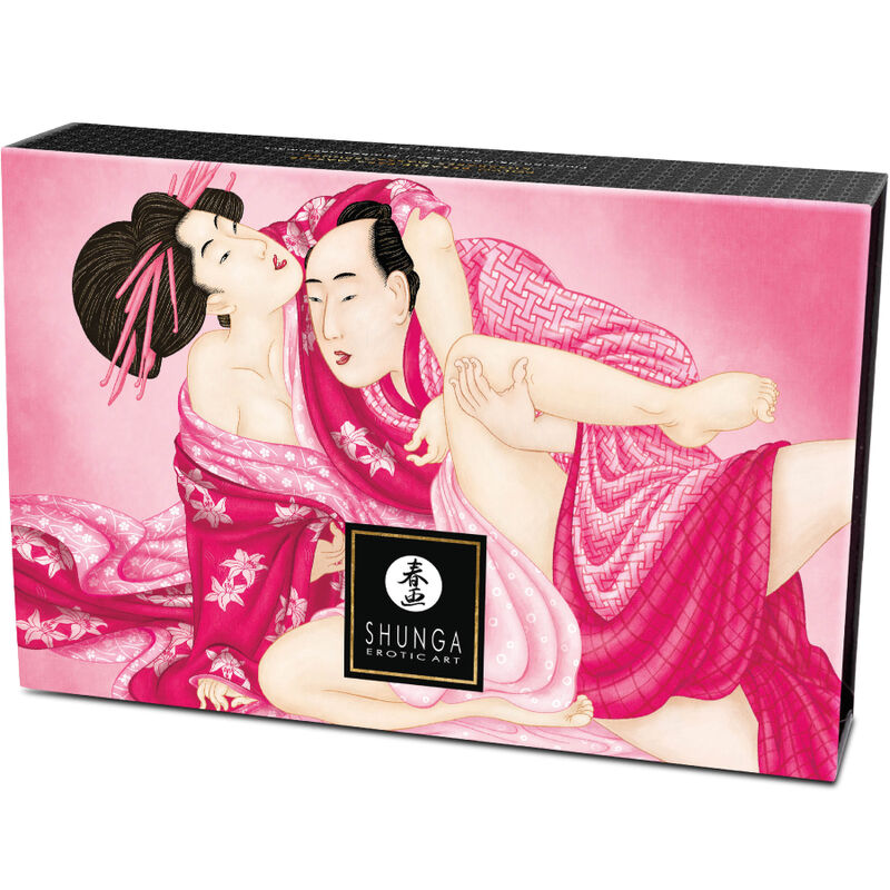 SHUNGA KIT DE Po DE MASSAGEM COMESTiVEL FRAMBOESA