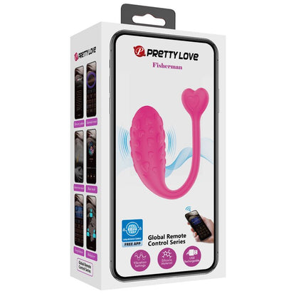 PRETTY LOVE OVO VIBRAToRIO ROSA FISHER CONTROLADO POR APLICATIVO