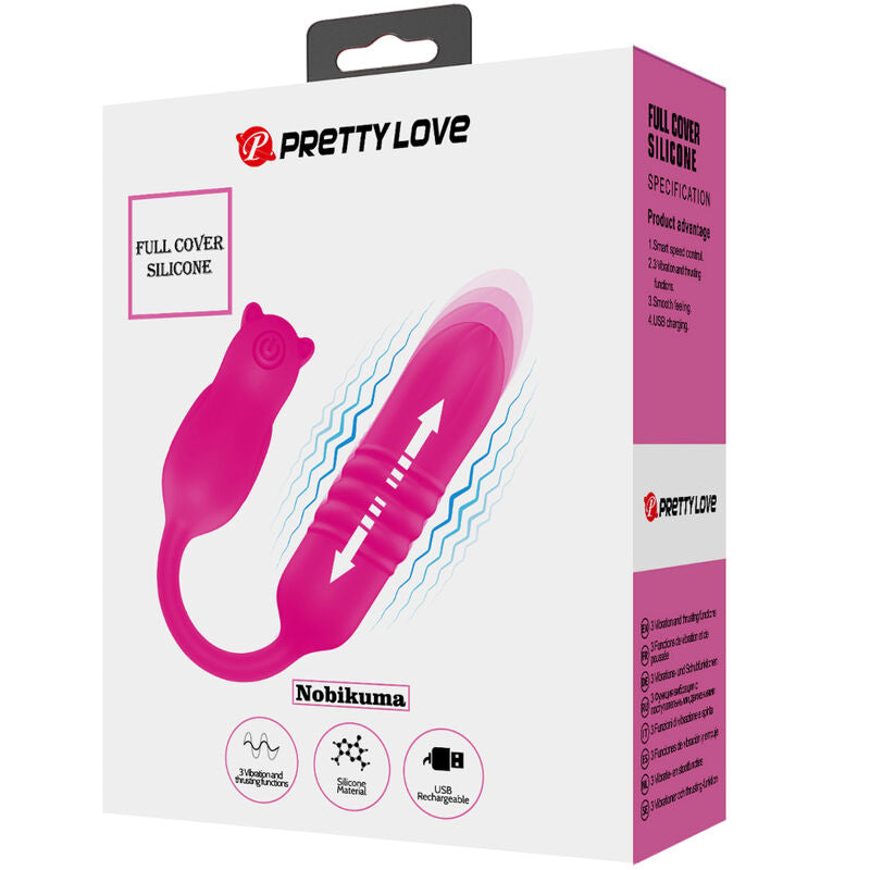 PRETTY LOVE BALA VIBRANTE DE SILICONE ROSA