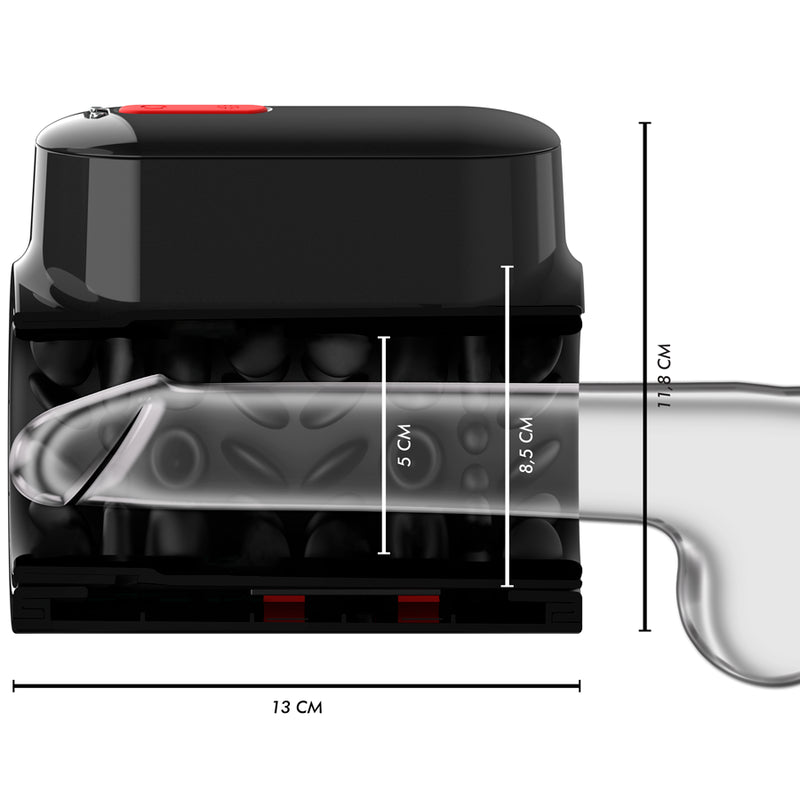 JAMYJOB VORTEX MASTURBADOR TURBO COM IMPULSO E ROTAyaO 360º PARA CIMA E PARA BAIXO