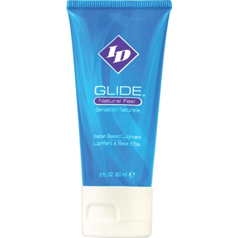 ID GLIDE LUBRIFICANTE a BASE DE aGUA TUBO DE VIAGEM ULTRA DURADOURO 60 ML