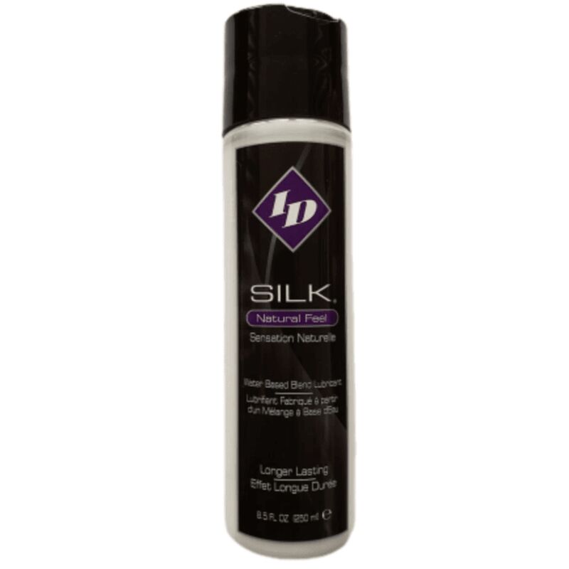 ID SILK FEEL LUBRIFICANTE a BASE DE aGUA E SILICONE NATURAL 250 ML