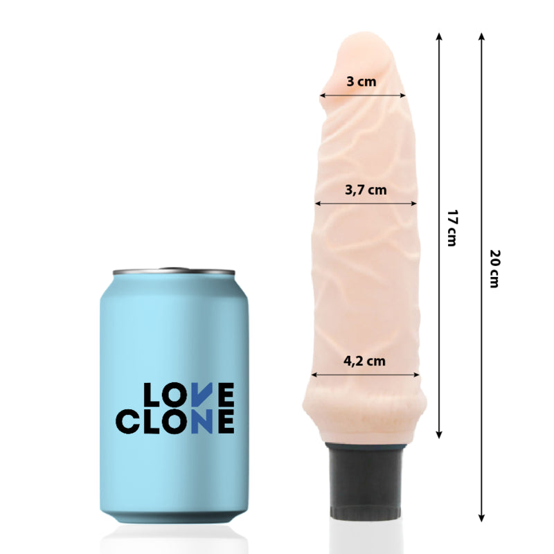 LOVECLONE VIBRADOR AUTO LUBRIFICANTE IVAR 20CM